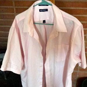 Men’s short sleeve dress shirt